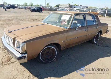1981 Buick Century из США, поврежденный, VIN 1G4AH69N1BZ145136